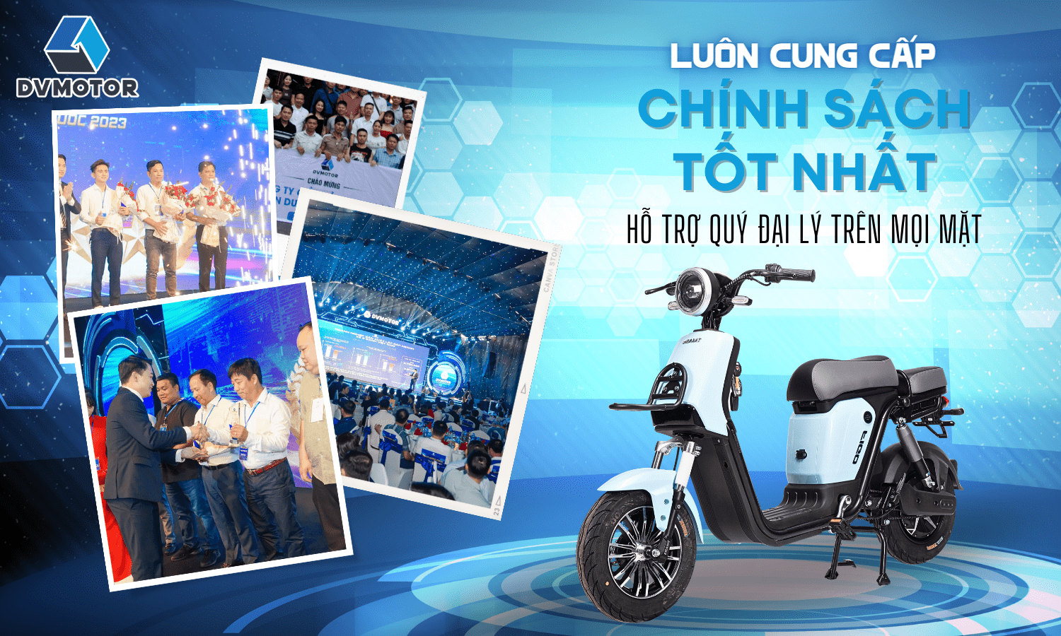 Thương hiệu Xe máy DVMotor - địa điểm tin cậy để hợp tác, đặt niềm tin