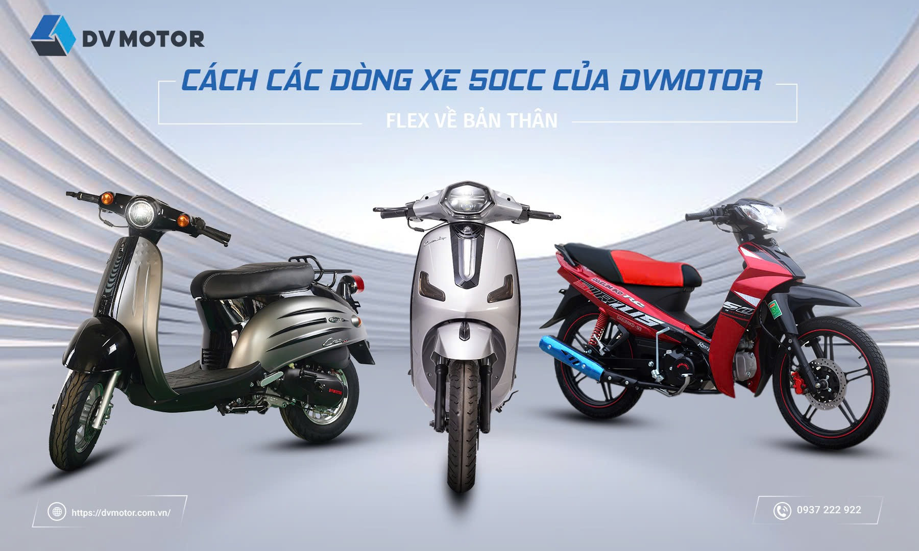 Xe máy 50cc dvmotor có cần bằng lái không