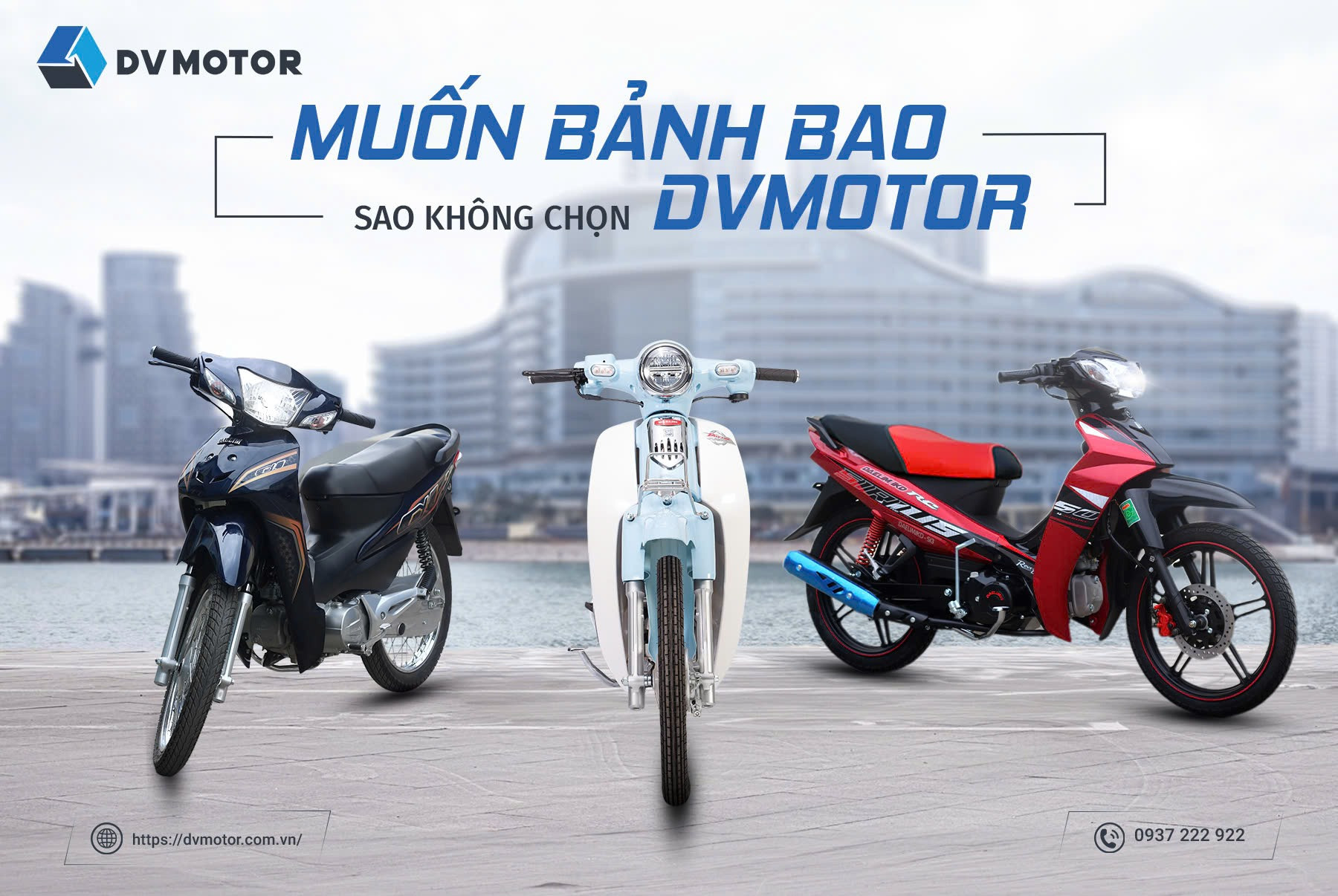 Xe máy 50cc dvmotor có cần bằng lái không