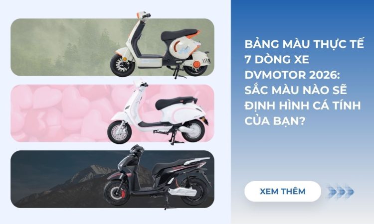 LOOKBOOK DVMOTOR 2026 - SẮC MÀU ĐỊNH HÌNH CÁ TÍNH